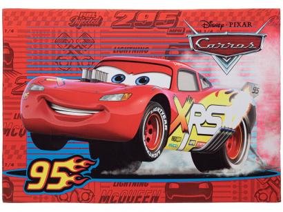 Tapete Infantil Carros Retangular Joy Disney Fire - 70x100cm Jolitex