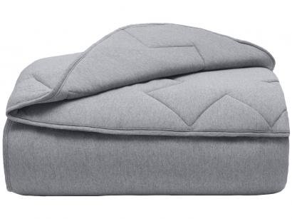 Edredom Casal Buettner Malha Basic - Cinza