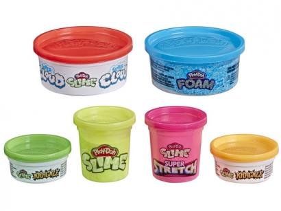 Conjunto de Slimes Mundo de Texturas Play-Doh - E8796 Hasbro