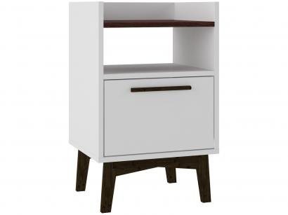 Mesa de Cabeceira Pé Palito 1 Gaveta - BRV Móveis Wood BPI 113-209