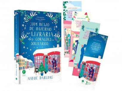 Livro Um Beijo de Inverno na Livraria dos Corações - Solitários Vol. 4 Annie Darling