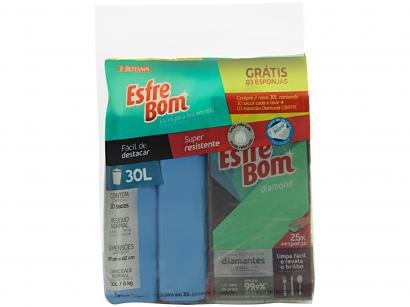 Kit Saco de Lixo com Esponja EsfreBom - Sacos para Lixo em Rolo