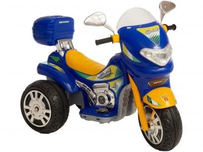Mini Moto Elétrica Infantil Sprint Turbo - 2 Marchas 12V com Capacete Biemme