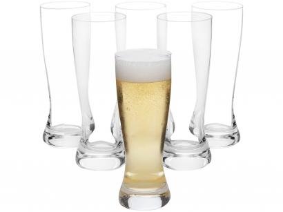 Jogo de Copos de Cristal para Cerveja 600ml - 6 Peças Oxford Catarina Classic 7000