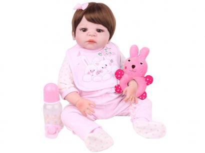 Boneca Reborn Laura Baby Daniela com Acessórios - NPK Doll
