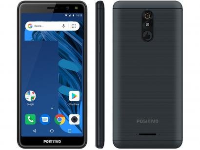 Smartphone Positivo Twist 3 Pro S533 64GB Grafite - 3G Quad-Core 1GB RAM 5,7" Câm. 8MP + Selfie 8MP