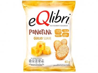 Biscoito Queijo Suave Panetini Eqlibri 40g