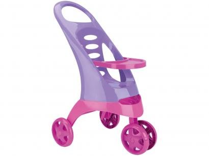 Carrinho de Boneca 3107 Roxo e Rosa Xplast