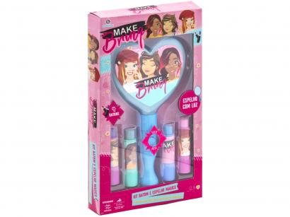 Kit Maquiagem Infantil Make Brinq Polibrinq - 5 Peças