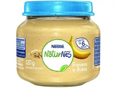 Papinha NaturNes Banana e Aveia 120g - A Partir de 6 Meses