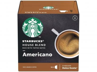 Cápsula de Café Nescafé Arábica House Blend - Americano Dolce Gusto Starbucks 12 Cápsulas