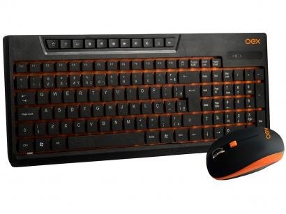Kit Teclado e Mouse sem Fio OEX - TM402 Combo Sunset