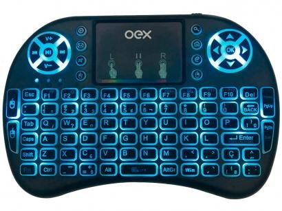 Teclado Mini sem Fio OEX - ABNT2 Preto CK103