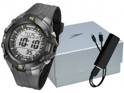 Relógio Masculino Speedo Digital - 81146G0EVNP1K1 Preto com Acessórios