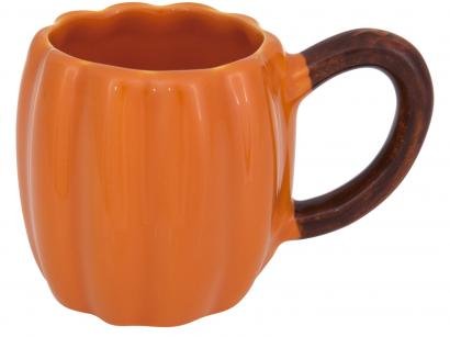 Caneca de Cerâmica Laranja 300ml - Scalla Abóbora