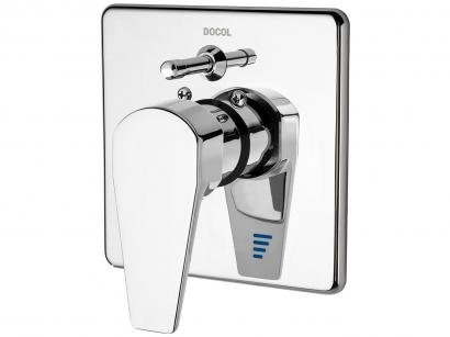 Acabamento para Registro Monocomando Chuveiro - Banheira Alavanca Docol Lift 1/2" Cromado