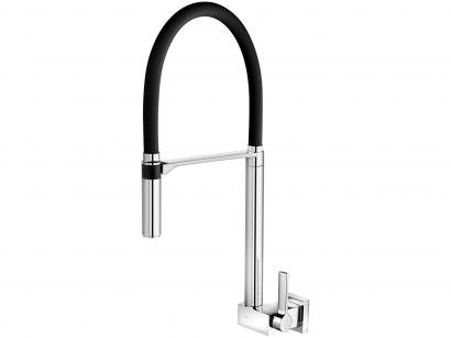 Torneira para Cozinha de Parede Docol Doc - Preta