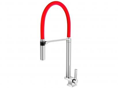 Torneira para Cozinha de Mesa Docol Doc - Vermelha