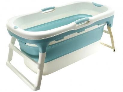Banheira de Bebê Baby Pil com Suporte Dobrável - Grande 110L