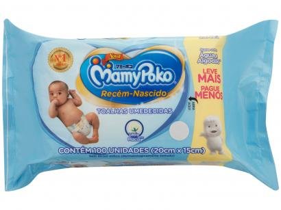 Toalha Umedecida MamyPoko Recém-Nascido - 100 Unidades