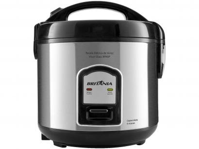 Panela Elétrica de Arroz Britânia BPA6P 400W - 6 Xícaras Timer