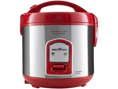 Panela Elétrica de Arroz Britânia BPA6V 400W - 6 Xícaras Timer