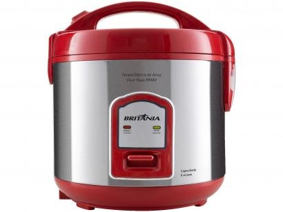 Panela Elétrica de Arroz Britânia BPA6V 400W - 6 Xícaras Timer