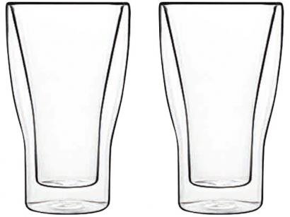 Copo de Vidro Transparente 340ml - Luigi Bormioli Latte Macchiato