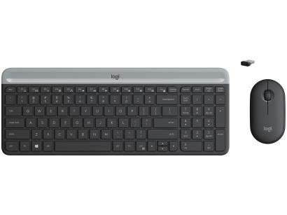 Kit Teclado e Mouse sem Fio Logitech MK470