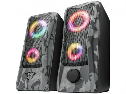 Caixa de Som Gamer Trust 2.0 12W RMS RGB - GXT 606