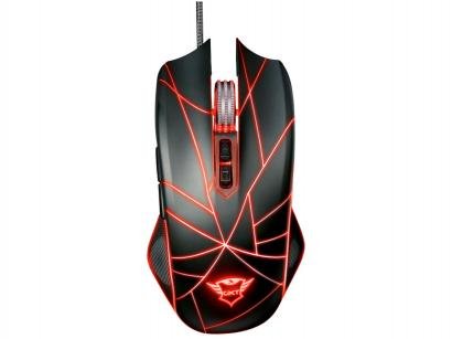 Mouse Gamer RGB Trust Óptico 4000DPI - 7 Botões GXT 160 Ture
