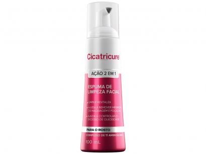 Espuma de Limpeza Facial Cicatricure - Ação 2 em 1 100ml