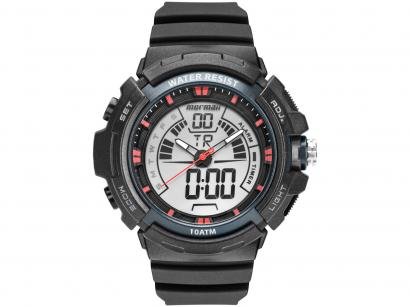 Relógio Masculino Mormaii Anadigi Esportivo - MO8902AA/8R Preto