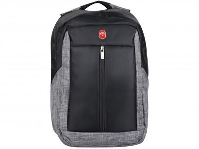 Mochila Executiva para Notebook até 16" Swissland - YS28124C Preta e Cinza