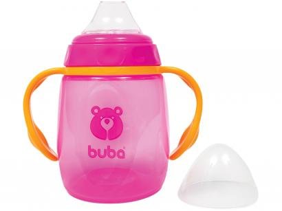 Copo Infantil Antivazamento com Alça e Tampa - 175ml Buba Baby