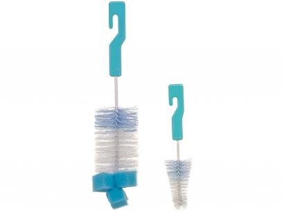 Kit Escovas de Mamadeira Buba Azul - 2 Peças