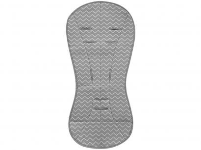 Almofada para Carrinho de Bebê Zig Zag Buba - Cinza