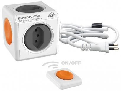 Multiplicador de Tomadas 4 Saídas com Cabo 1,5m - ELG PowerCube Remote Extended PWC-XM4CR