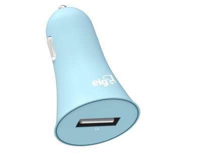 Carregador Veicular Carga Rápida Universal - Entrada USB ELG CC1SARLBE