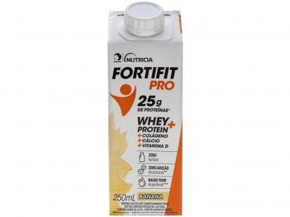 Bebida Láctea Fortifit Pro Banana Zero Açúcar - 250ml