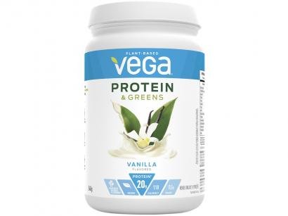 Suplemento Alimentar Adulto Vega Baunilha - Protein & Greens Zero Açúcar 540g