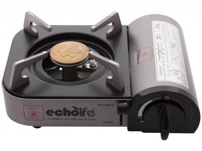 Fogareiro Camping a Gás Echolife Alu Compact - Acendedor Automático