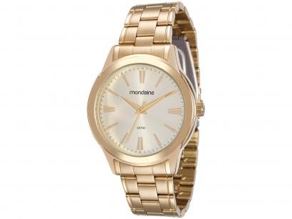 Relógio Feminino Analógico Mondaine - 83342LPMVDE1 Dourado