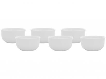 Molheira Porcelana Redonda 6 Peças - Schmidt Exclusivo Set