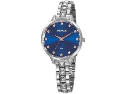 Relógio Feminino Seculus Analógico - 77067L0SVNS3 Prata