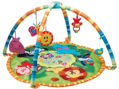 Tapete de Atividades Yes Toys Winfun - Amigos da Selva com Brinquedos de Pendurar