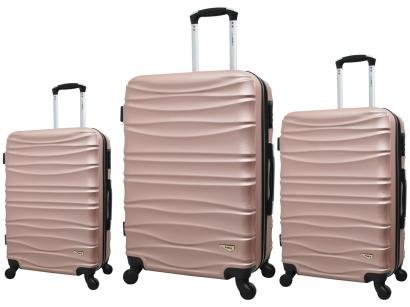 Conjunto de Malas 3 Peças Yins com Giro 360º - YS21054RO