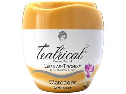 Creme Clareador Facial Teatrical Células Tronco - 100g