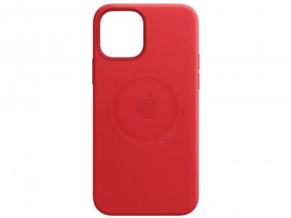 Capa de Couro com MagSafe Escarlate - para iPhone 11 Mini Original
