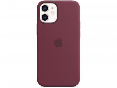 Capa de Silicone com MagSafe Ameixa - para iPhone 12 Mini Original